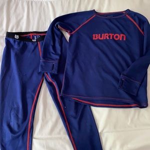 Burton long john first layer base layer XS age 5-7